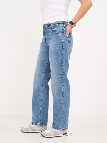 Lee Cooper - Blugi dama boyfriend cu aspect decolorat - Img 5