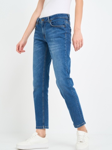 Lee Cooper - Blugi dama boyfriend cu aspect decolorat - Img 9