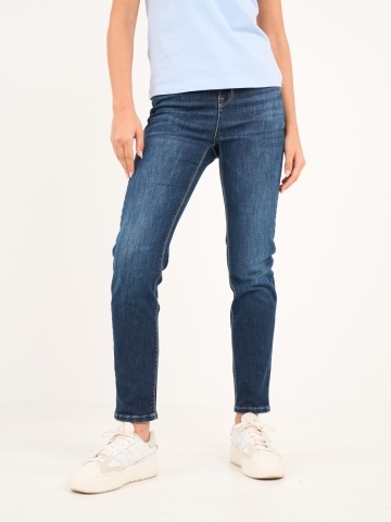 Lee Cooper - Blugi dama girlfriend cu aspect decolorat