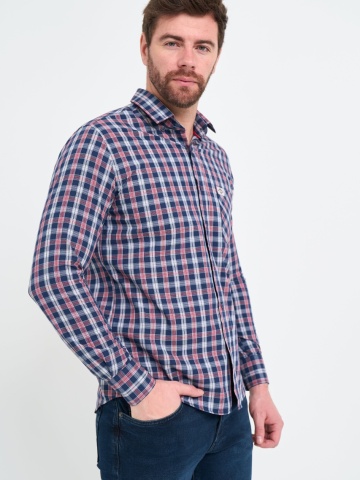 Lee Cooper - Camasa barbat cu model in caroruri mici - Img 5