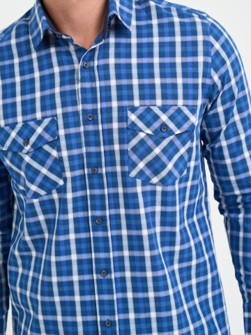 Lee Cooper - Camasa barbat regular cu model si buzunare aplicate - Img 3