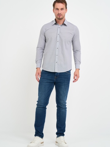 Lee Cooper - Camasa barbat slim cu maneca lunga si model - Img 8