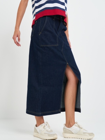 Lee Cooper - Fusta dama din denim cu buzunare aplicate - Img 6