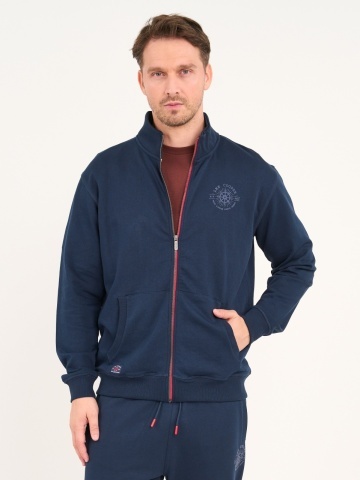 Lee Cooper - Hanorac barbat cu fermoar si detalii logo