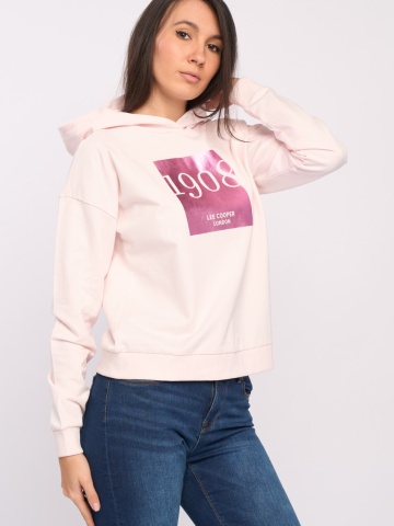 Lee Cooper - Hanorac dama cu gluga si imprimeu - Img 4