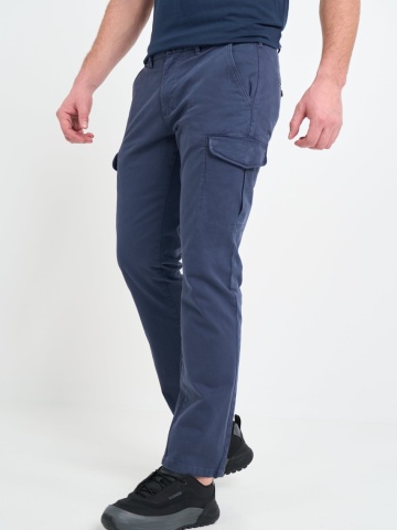 Lee Cooper - Pantaloni cargo barbat de culoare uniforma - Img 6