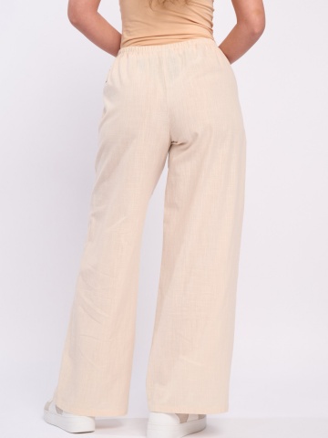 Lee Cooper - Pantaloni dama de culoare uniforma cu buzunare - Img 6
