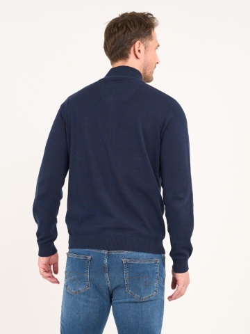 Lee Cooper - Pulover barbat cu fermoar de culoare uniforma - Img 3