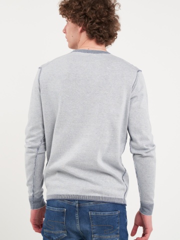 Lee Cooper - Pulover barbat de culoare uniforma - Img 4