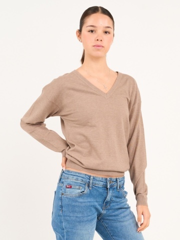 Lee Cooper - Pulover dama cu maneca lunga de culoare uniforma - Img 2