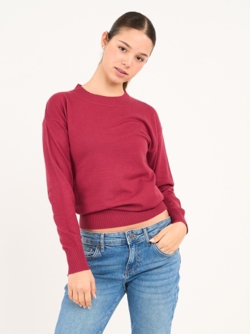 Lee Cooper - Pulover dama cu maneca lunga si detalii logo