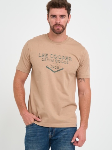 Lee Cooper - Tricou barbat cu imprimeu logo