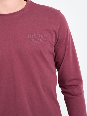 Lee Cooper - Tricou barbat cu maneca lunga cu logo - Img 3
