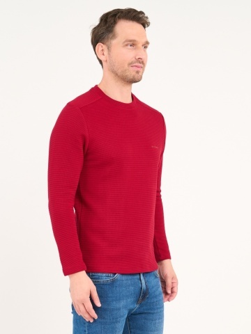 Lee Cooper - Tricou barbat cu maneca lunga de culoare uniforma - Img 5