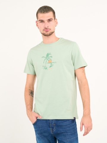 Lee Cooper - Tricou barbat cu maneca scurta si detalii grafice