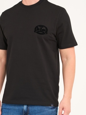 Lee Cooper - Tricou barbat cu maneca scurta si detalii logo - Img 2