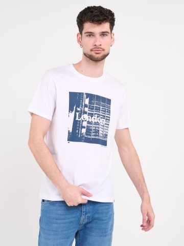 Lee Cooper - Tricou barbat cu maneca scurta si imprimeu grafic - Img 7