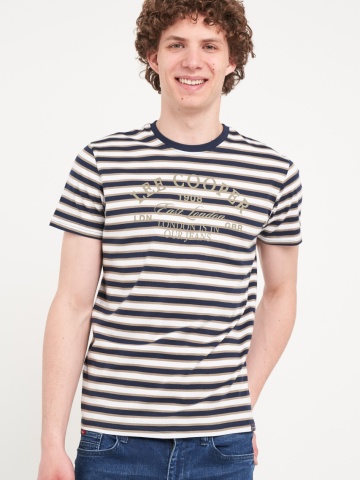 Lee Cooper - Tricou barbat cu model in dungi