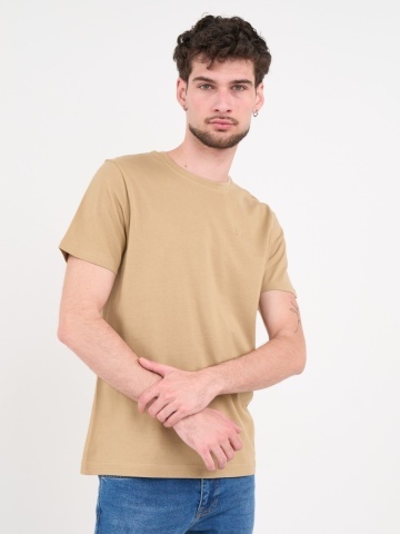 Lee Cooper - Tricou barbat de culoare uniforma cu detalii logo - Img 7