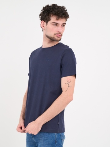 Lee Cooper - Tricou barbat de culoare uniforma cu detalii logo - Img 3