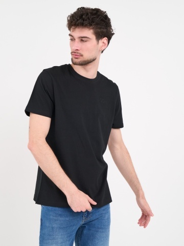 Lee Cooper - Tricou barbat de culoare uniforma cu detalii logo - Img 6