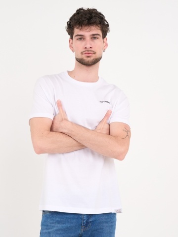 Lee Cooper - Tricou barbat de culoare uniforma cu detalii logo