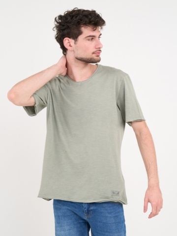 Lee Cooper - Tricou barbat de culoare uniforma cu detalii - Img 5