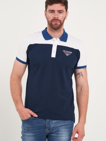 Lee Cooper - Tricou barbat polo cu detalii logo