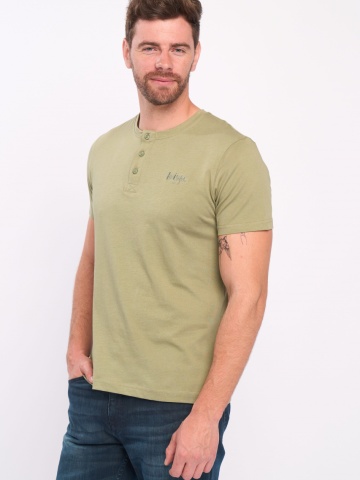 Lee Cooper - Tricou barbat uni cu logo aplicat - Img 5