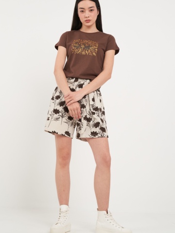 Lee Cooper - Tricou dama cu imprimeu logo - Img 6