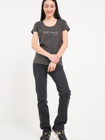 Lee Cooper - Tricou dama cu imprimeu texturat - Img 7