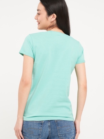 Lee Cooper - Tricou dama cu maneca scurta de culoare uniforma - Img 3