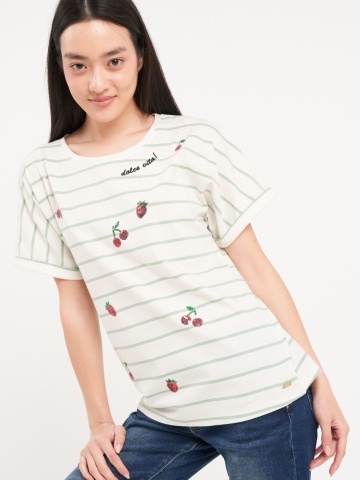 Lee Cooper - Tricou dama cu maneca scurta si detalii - Img 6