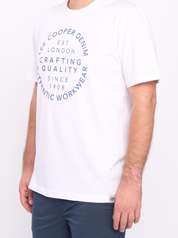 Lee Cooper - Tricou maneca scurta barbat cu detalii text logo - Img 2