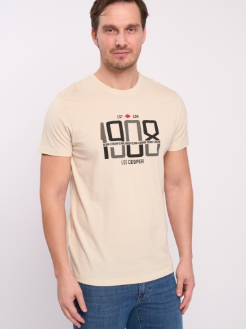 Lee Cooper - Tricou maneca scurta barbat cu imprimeu detalii logo - Img 6