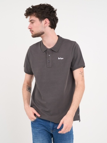 Lee Cooper - Tricou polo barbat de culoare uniforma - Img 7