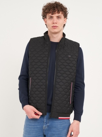 Lee Cooper - Vesta barbat cu buzunare de culoare uniforma