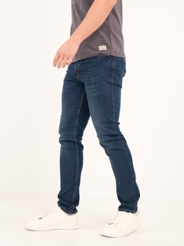 Timeout - Blugi barbat slim cu aspect decolorat - Img 6