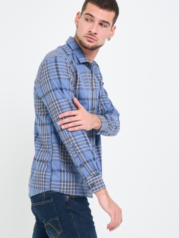 Timeout - Camasa barbat regular cu model in dungi - Img 6