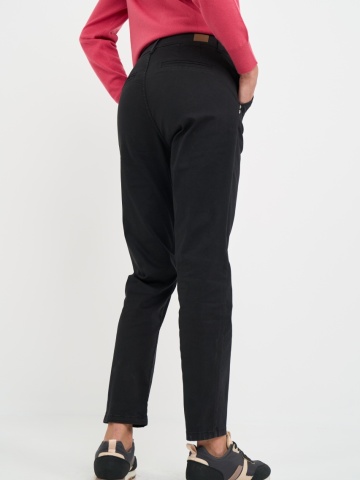 Timeout - Pantaloni dama de culoare inchisa cu buzunare oblice - Img 2
