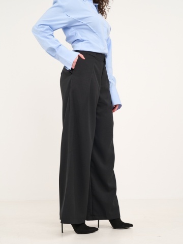 Timeout - Pantaloni lungi dama cu buzunare de culoare uniforma - Img 5