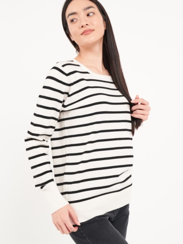 Timeout - Pulover dama cu model in dungi - Img 3