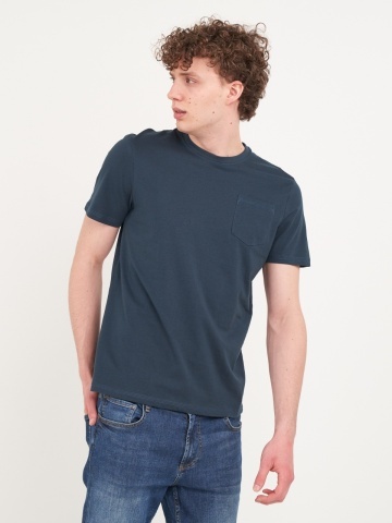 Timeout - Tricou barbat cu maneca scurta de culoare uniforma - Img 2