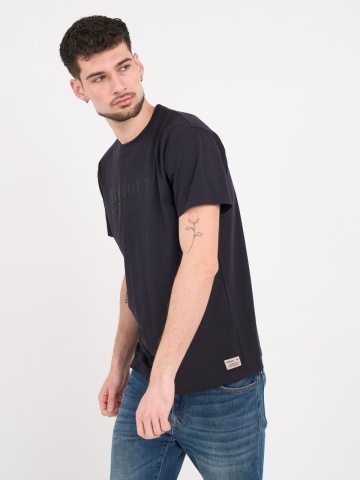 Timeout - Tricou barbat cu maneca scurta si imprimeu logo - Img 6