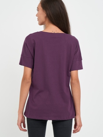 Timeout - Tricou dama cu imprimeu abstract - Img 4