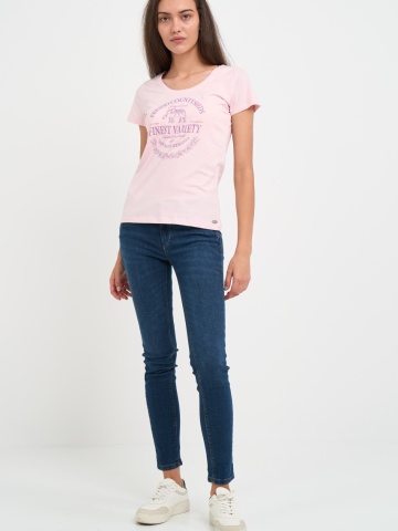 Timeout - Tricou dama cu imprimeu text grafic si logo - Img 7