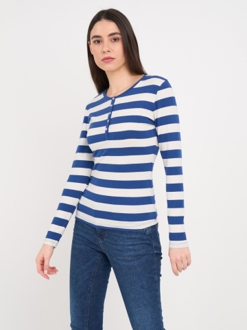 Timeout - Tricou dama cu maneca lunga si dungi - Img 6