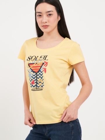 Timeout - Tricou dama cu maneca scurta si imprimeu grafic - Img 5