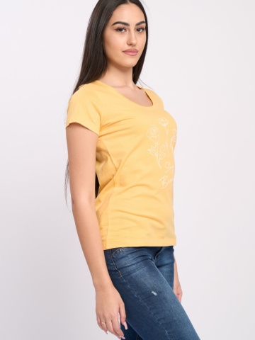 Timeout - Tricou dama maneca scurta cu imprimeu floral - Img 5