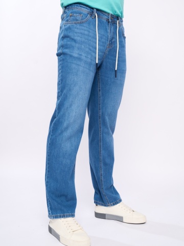 Kenvelo - Blugi barbat jogger cu aspect usor decolorat - Img 5